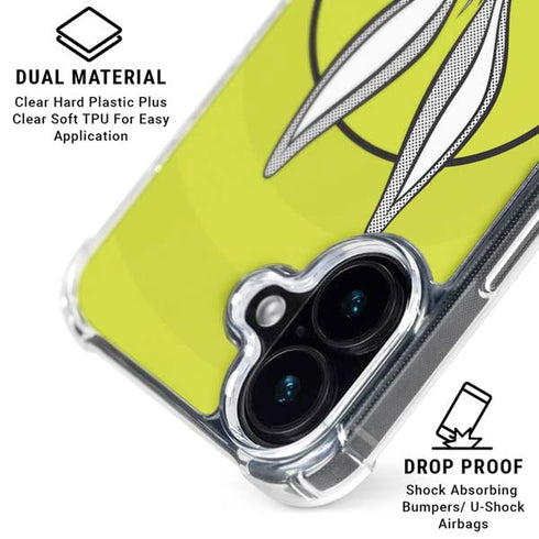 Looney Tunes Bugs Bunny Full iPhone 16 Plus Clear Case