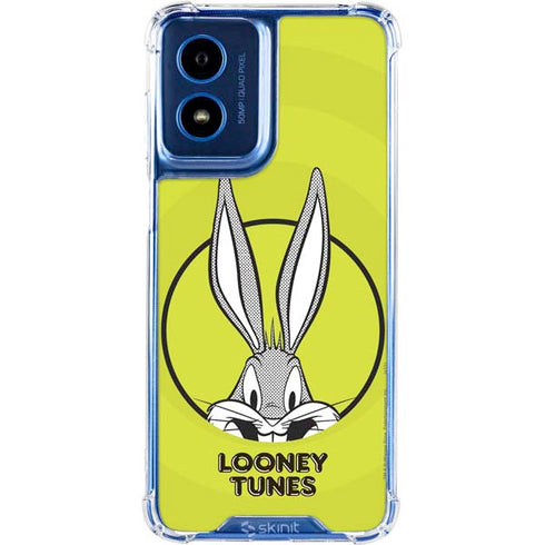 Looney Tunes Bugs Bunny Full Moto G Play 4G (2024) Clear Case