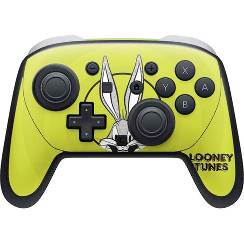 Looney Tunes Bugs Bunny Full Nintendo Switch 2 (2025) Pro Controller Skin
