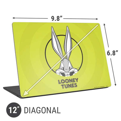 Looney Tunes Bugs Bunny Full Universal Laptop 12in (9.8 x 6.8in) Skin