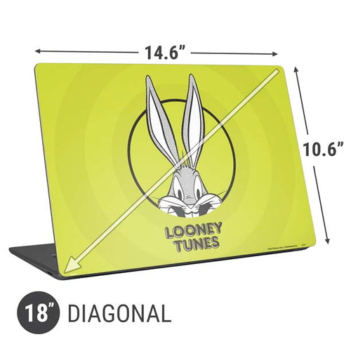 Looney Tunes Bugs Bunny Full Universal Laptop 18in (14.6 x 10.6in) Skin