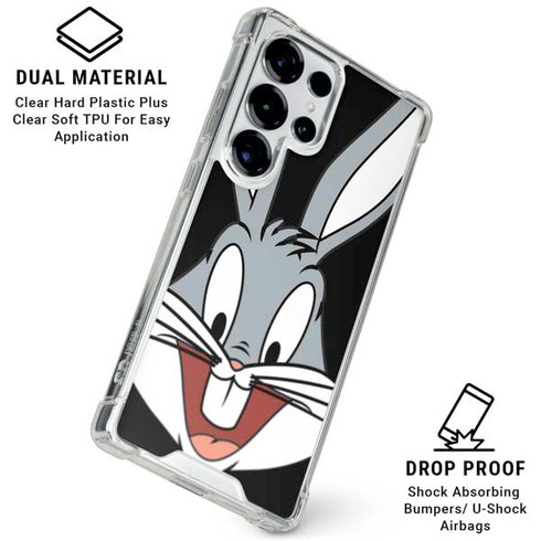 Looney Tunes Bugs Bunny Galaxy S25 Ultra Clear Case