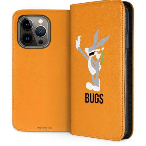 Looney Tunes Bugs Bunny Identity iPhone 14 Pro Folio Case