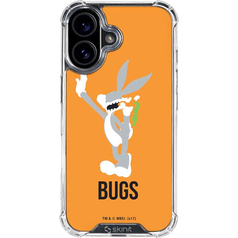 Looney Tunes Bugs Bunny Identity iPhone 16 Plus Clear Case