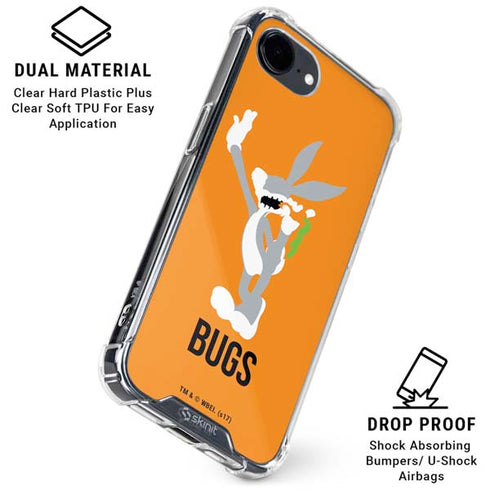 Looney Tunes Bugs Bunny Identity iPhone 16e Clear Case