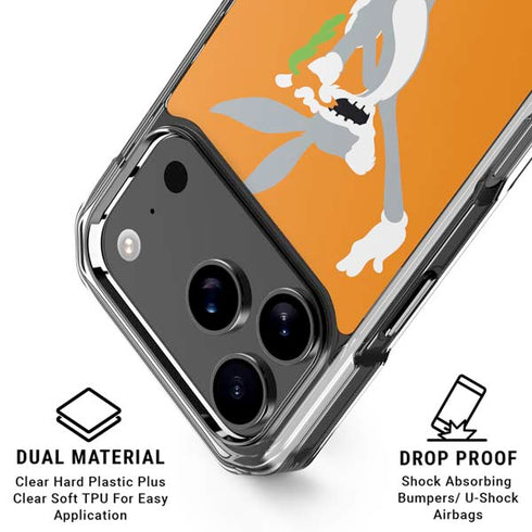 Looney Tunes Bugs Bunny Identity iPhone 18 Pro Clear Case