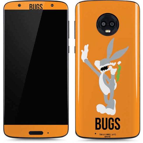 Looney Tunes Bugs Bunny Identity Moto G6 Skin