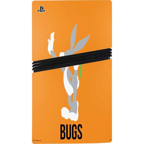 Looney Tunes Bugs Bunny Identity PS5 Pro Console Skin