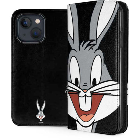 Looney Tunes Bugs Bunny iPhone 13 Folio Case