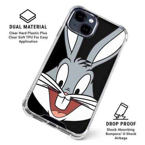 Looney Tunes Bugs Bunny iPhone 15 Clear Case