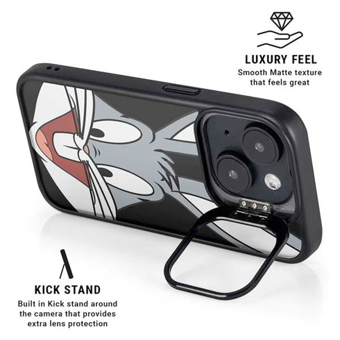 Looney Tunes Bugs Bunny iPhone 15 Kickstand Case