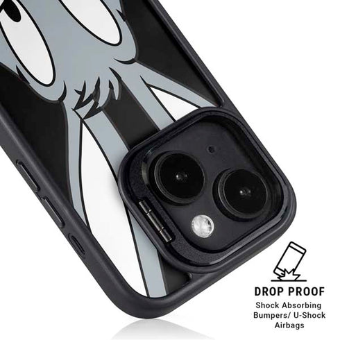 Looney Tunes Bugs Bunny iPhone 15 Plus Kickstand Case