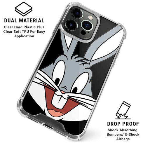 Looney Tunes Bugs Bunny iPhone 16 Pro Max Clear Case