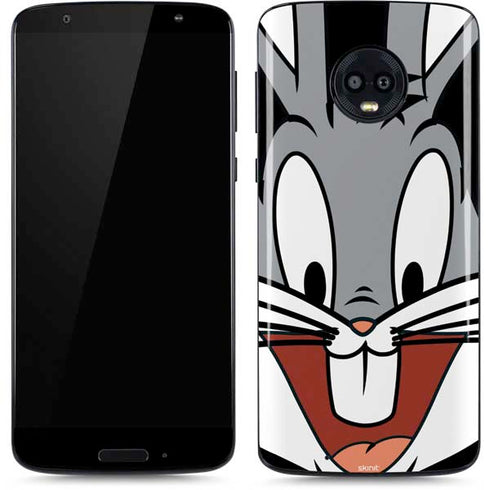 Looney Tunes Bugs Bunny Moto G6 Skin