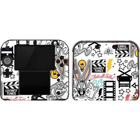 Looney Tunes Bugs Bunny Patches Nintendo 2DS Skin