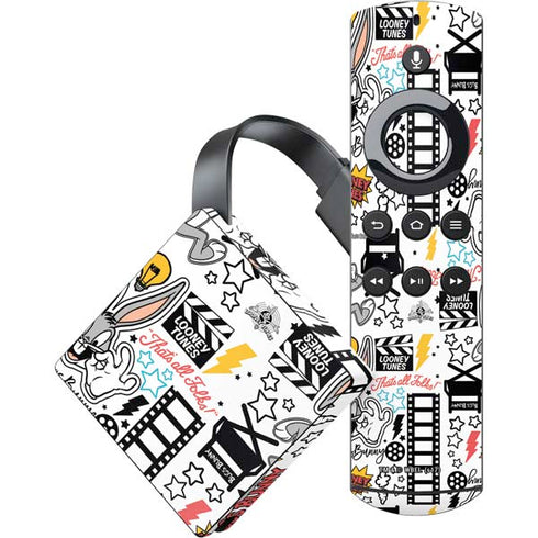 Looney Tunes Bugs Bunny Patches Amazon Fire TV Skin