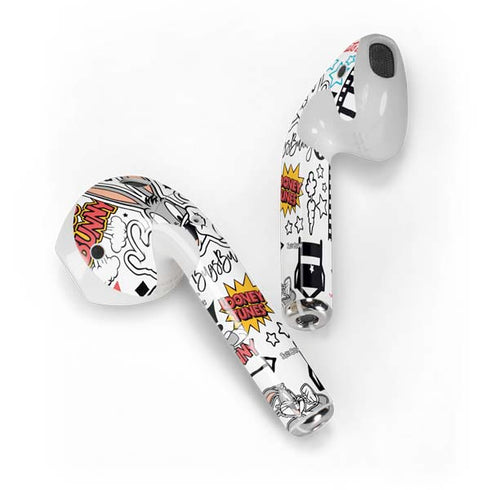 Looney Tunes Bugs Bunny Patches Apple AirPods Skin