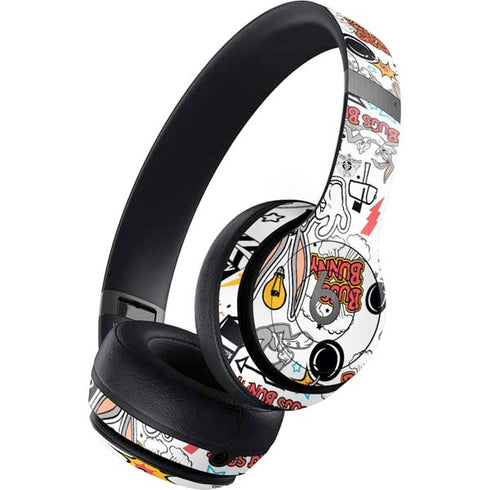 Looney Tunes Bugs Bunny Patches Beats Solo 4 Wireless Headphones Skin