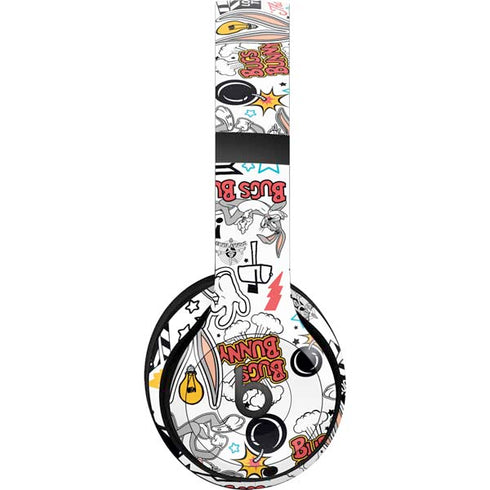 Looney Tunes Bugs Bunny Patches Beats Studio Pro Wireless Headphones Skin