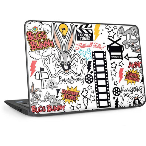 Looney Tunes Bugs Bunny Patches HP Chromebook Skin