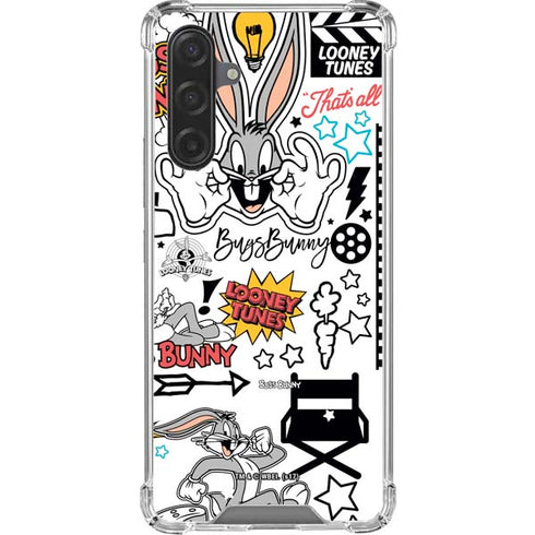 Looney Tunes Bugs Bunny Patches Galaxy A17 Clear Case