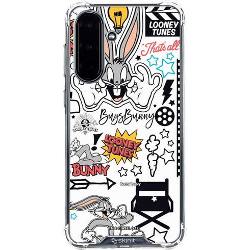 Looney Tunes Bugs Bunny Patches Galaxy A36 5G Clear Case