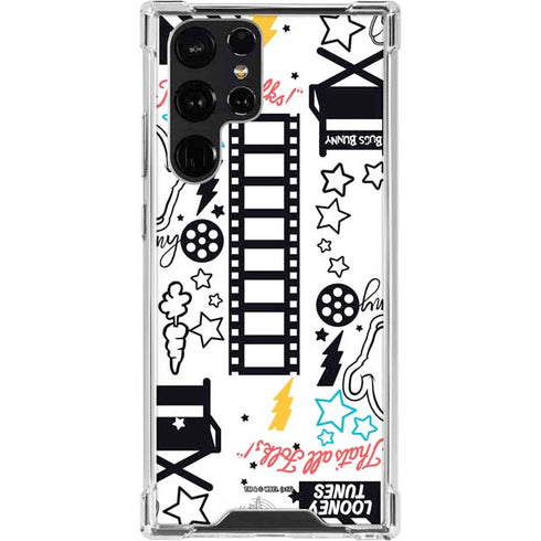 Looney Tunes Bugs Bunny Patches Galaxy S23 Ultra Clear Case