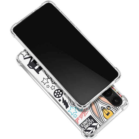 Looney Tunes Bugs Bunny Patches Galaxy S24 FE Clear Case