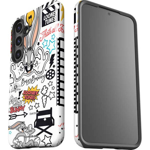Looney Tunes Bugs Bunny Patches Galaxy S25 Impact Case