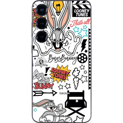 Looney Tunes Bugs Bunny Patches Galaxy S25 Skin