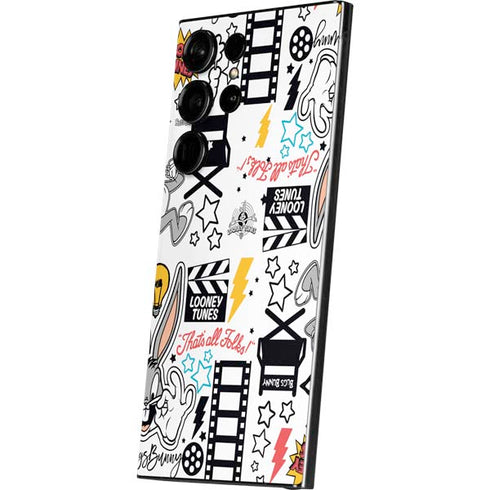 Looney Tunes Bugs Bunny Patches Galaxy S24 Ultra Skin