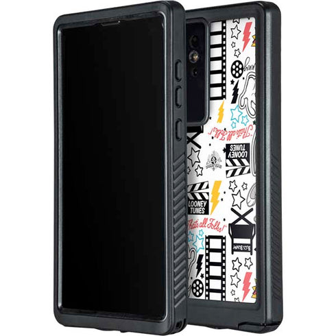 Looney Tunes Bugs Bunny Patches Galaxy S24 Ultra Waterproof Case