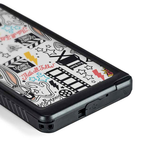 Looney Tunes Bugs Bunny Patches Galaxy S24 Ultra Waterproof Case