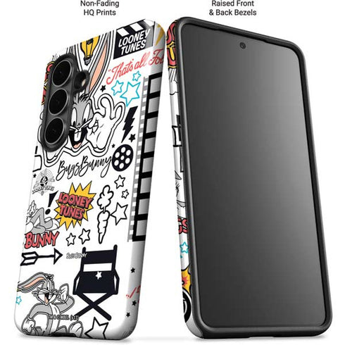 Looney Tunes Bugs Bunny Patches Galaxy S26 Plus Impact Case