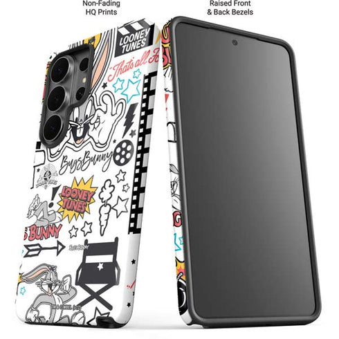 Looney Tunes Bugs Bunny Patches Galaxy S26 Ultra Impact Case