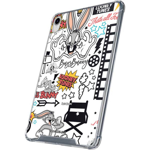 Looney Tunes Bugs Bunny Patches iPad 11th Gen (2025) Clear Case