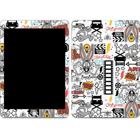 Looney Tunes Bugs Bunny Patches Apple iPad Skin