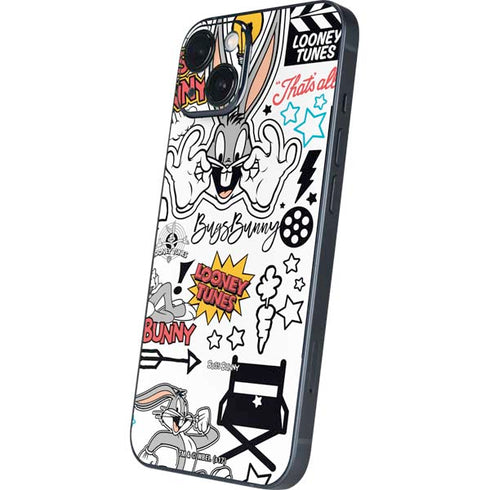 Looney Tunes Bugs Bunny Patches iPhone 15 Skin