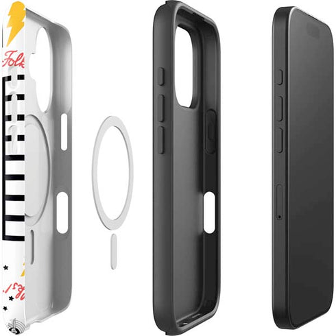 Looney Tunes Bugs Bunny Patches iPhone 16 Magsafe Impact Case