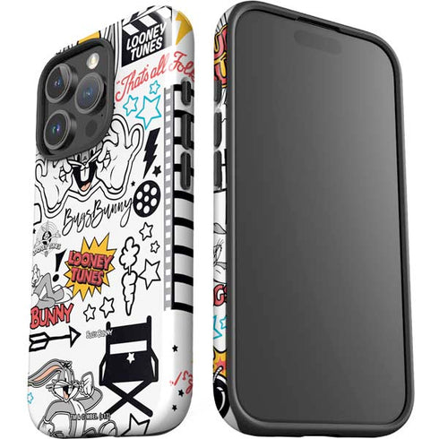 Looney Tunes Bugs Bunny Patches iPhone 16 Pro Impact Case