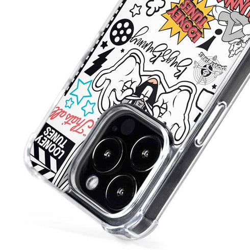 Looney Tunes Bugs Bunny Patches iPhone 16 Pro MagSafe Case