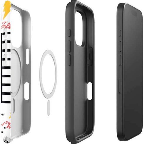 Looney Tunes Bugs Bunny Patches iPhone 16 Pro Magsafe Impact Case