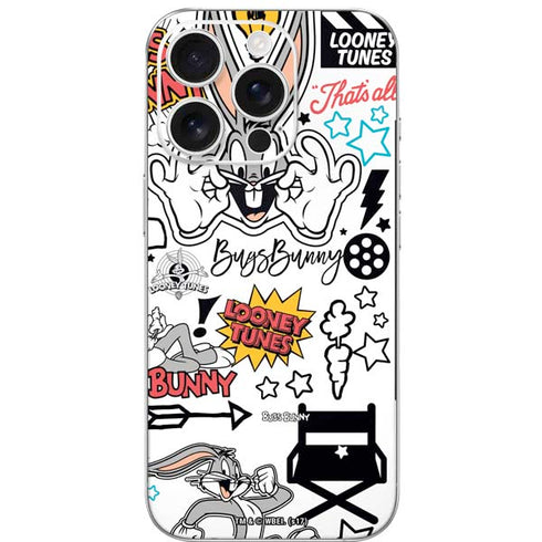 Looney Tunes Bugs Bunny Patches iPhone 16 Pro Skin