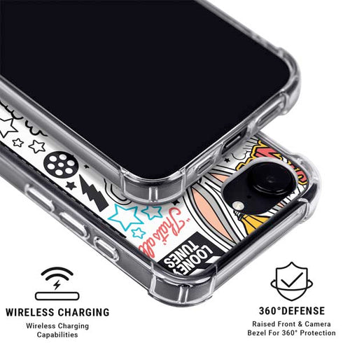 Looney Tunes Bugs Bunny Patches iPhone 16e MagSafe Case