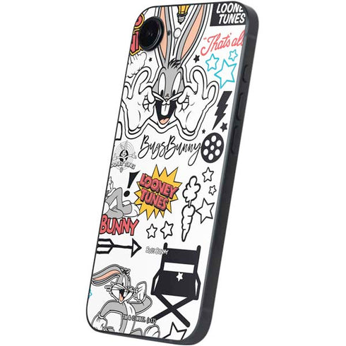 Looney Tunes Bugs Bunny Patches iPhone 16e Skin