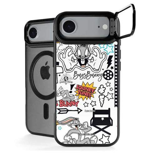 Looney Tunes Bugs Bunny Patches iPhone 17 Air Kickstand Case