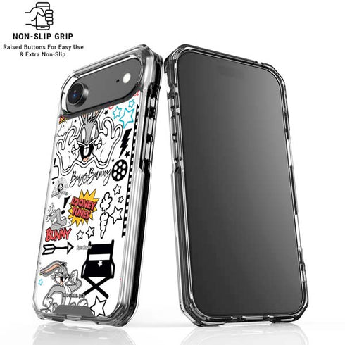 Looney Tunes Bugs Bunny Patches iPhone 17 Air MagSafe Case