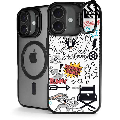 Looney Tunes Bugs Bunny Patches iPhone 17 Kickstand Case