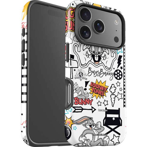 Looney Tunes Bugs Bunny Patches iPhone 17 Pro Impact Case