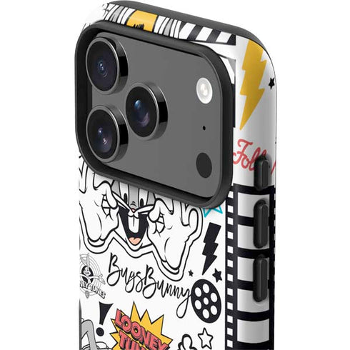 Looney Tunes Bugs Bunny Patches iPhone 17 Pro Max Impact Case